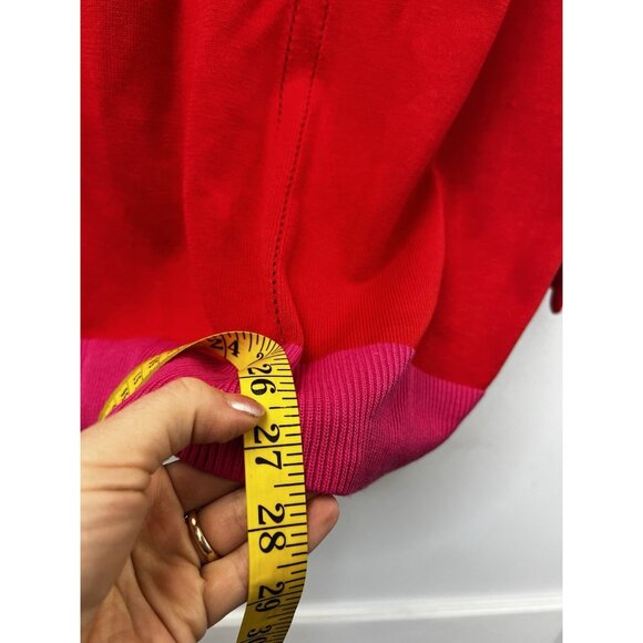 Talbots Petite Women's Red Pink Lightweight Long Sleeve Cardigan Cotton Blend LP - Picture 9 of 9